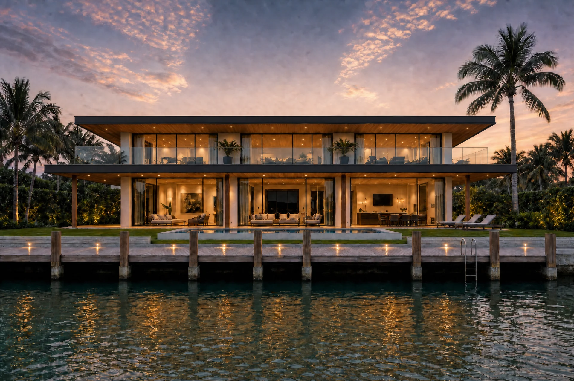 Waterfront home remodeled by FF Builders
